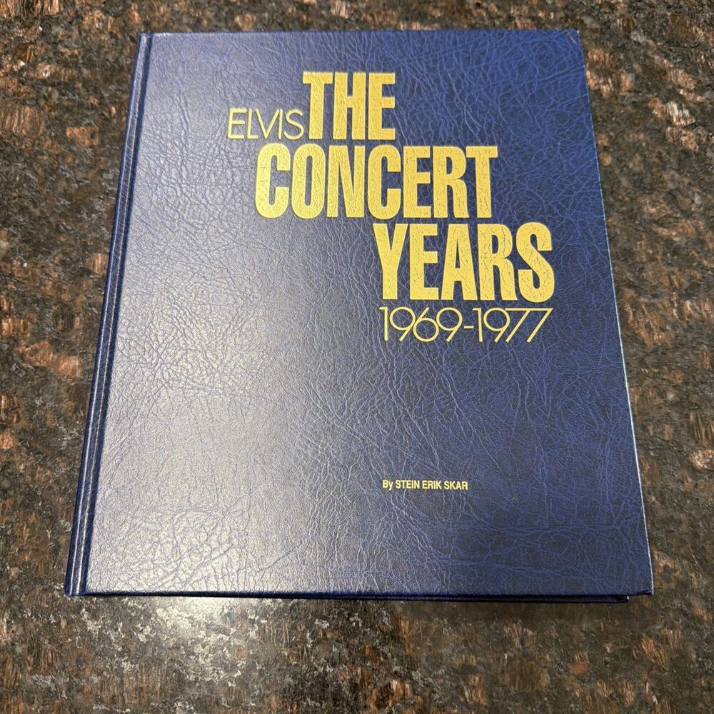 Elvis Presley Book | The Concert Years 1969-1977 |  Stein Erik Skar | RARE